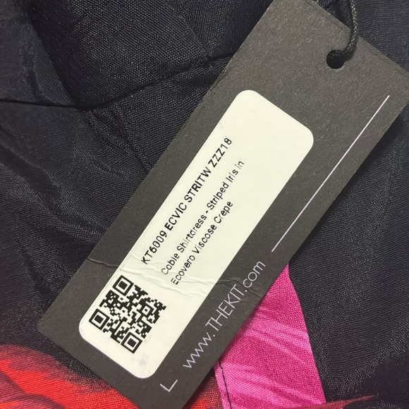 NWT THE KIT. Cobie Shirtdress in Striped Iris size 18 new - Picture 11 of 12